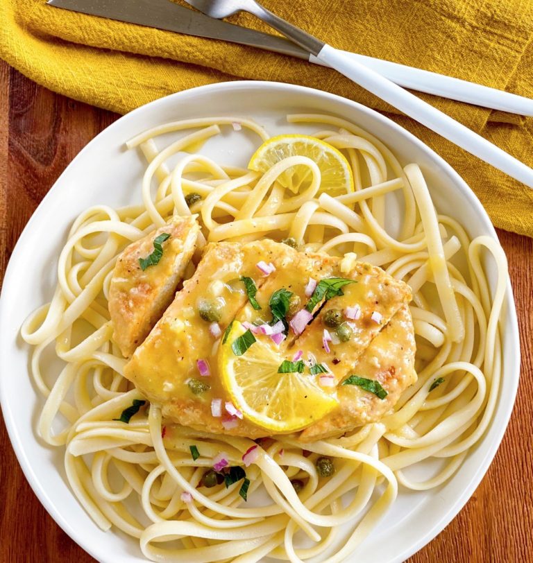 Chick N Scallopini With Piccata Sauce Simple Plant Based Life