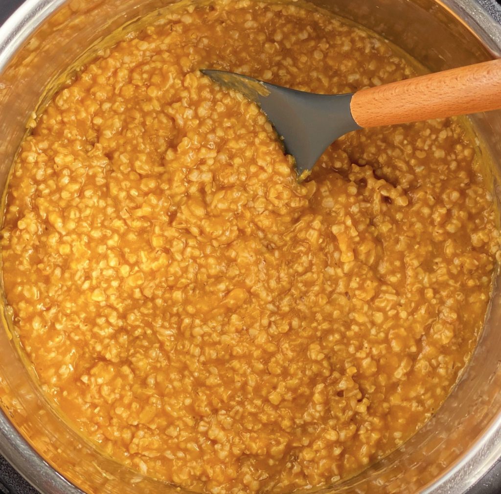 pumpkin pie oatmeal