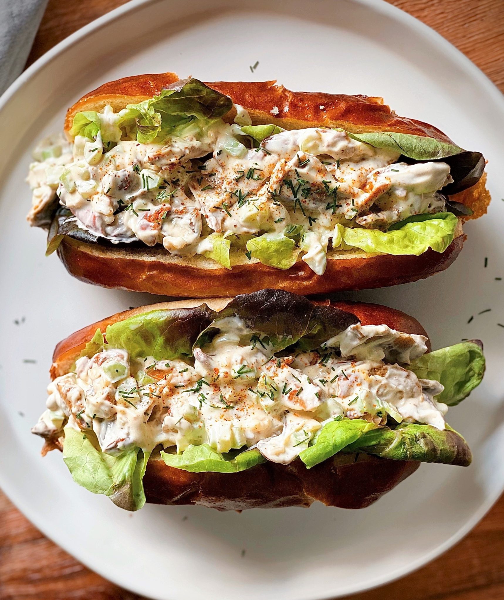 vegan lobster salad