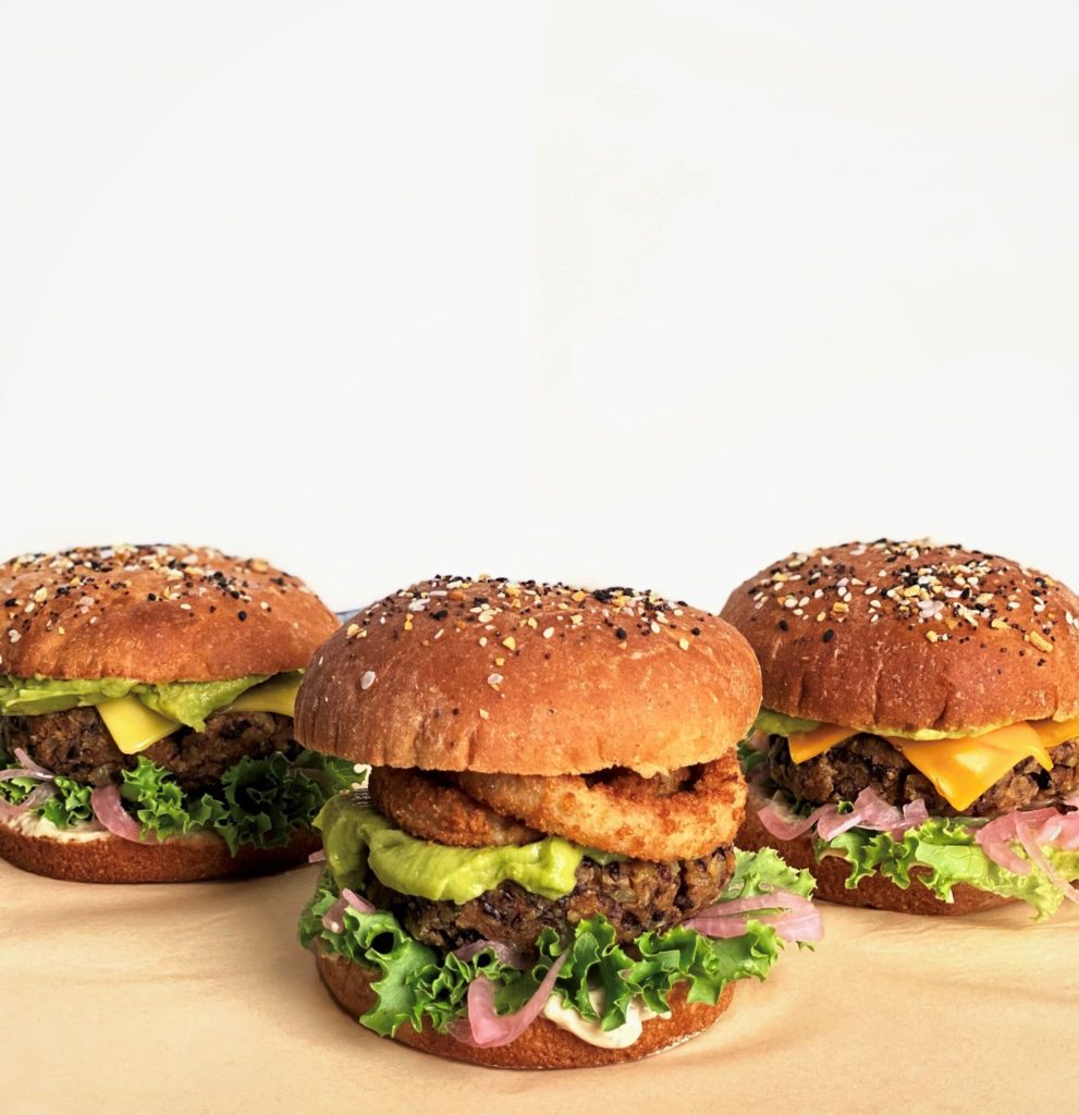 black bean burgers