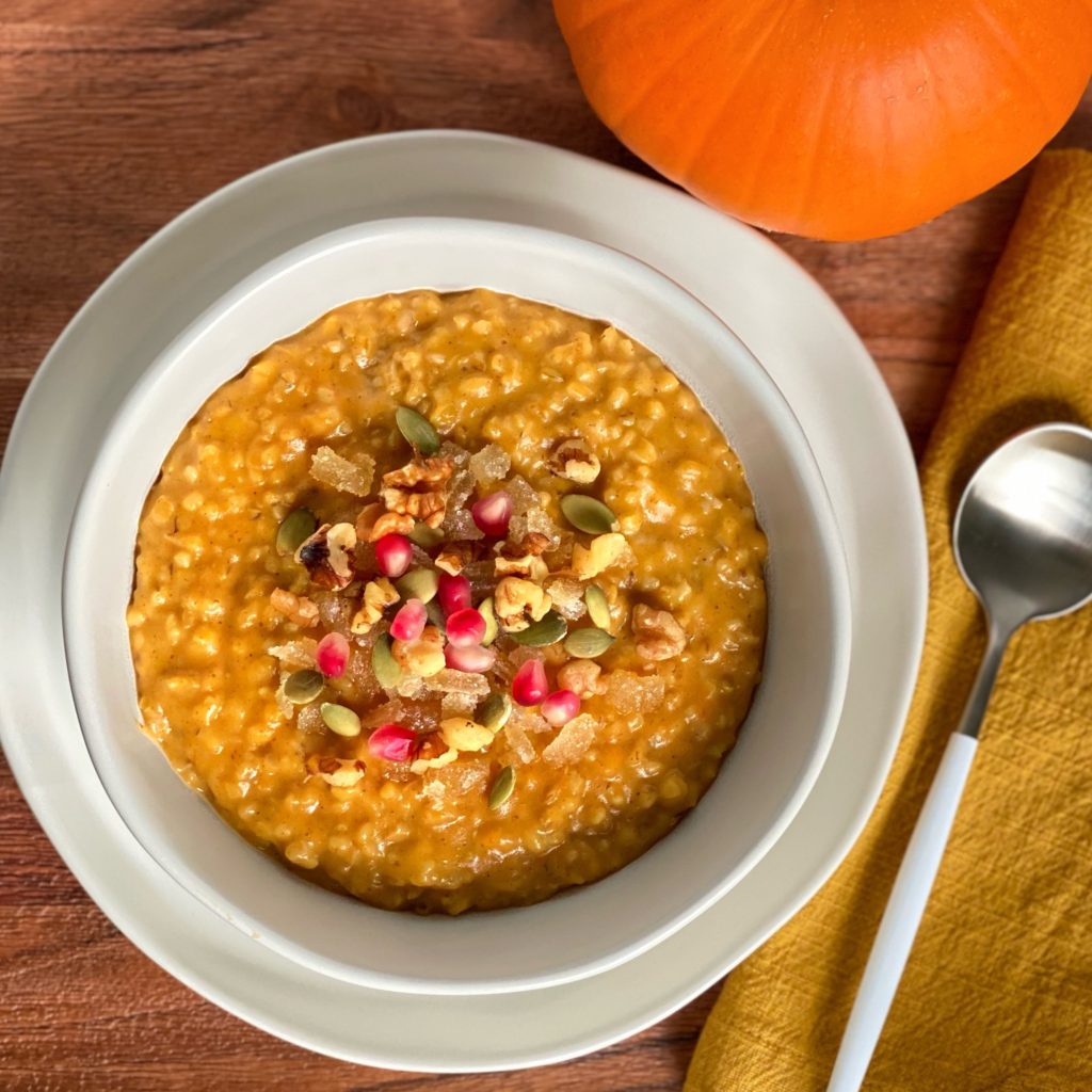 pumpkin pie oatmeal