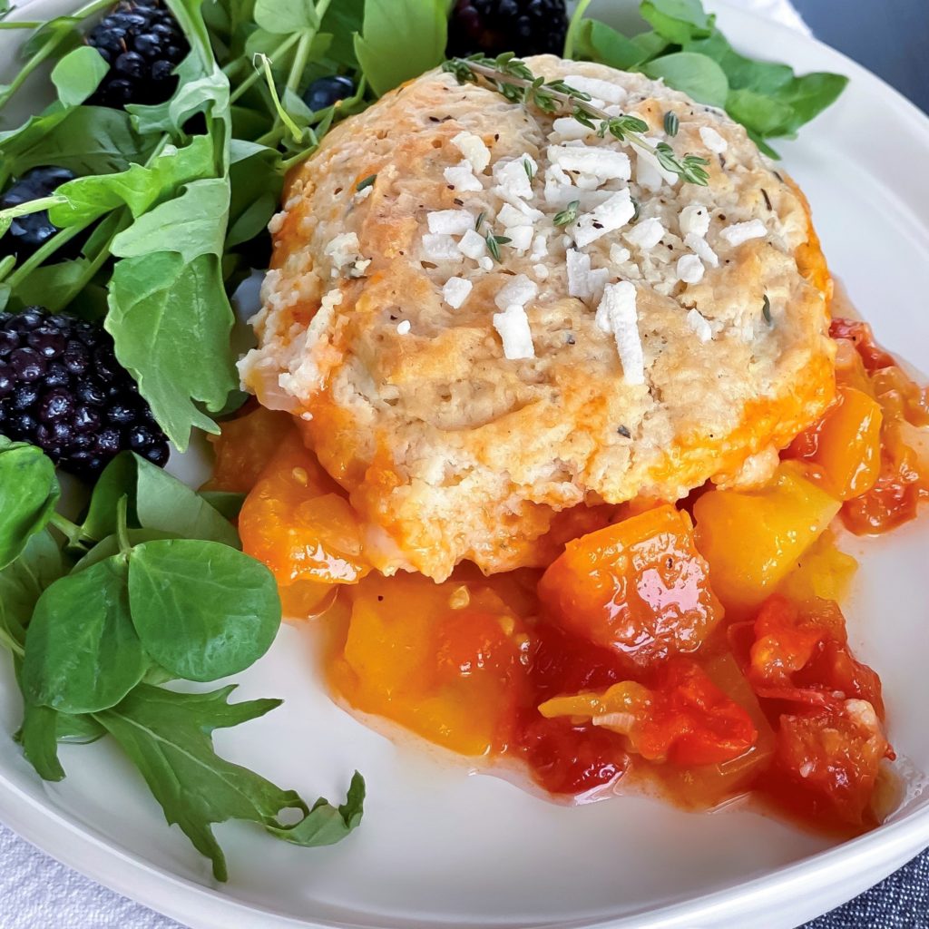 tomato cobbler
