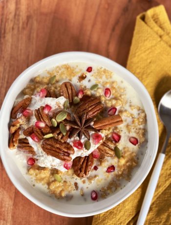 pumpkin pie oatmeal