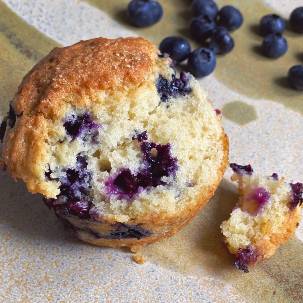 Vegan Blueberry Muffins - Bakery Style - Simple Plant Based Life