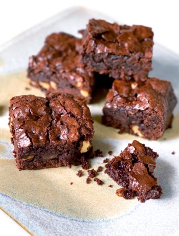 luscious fudgy brownies