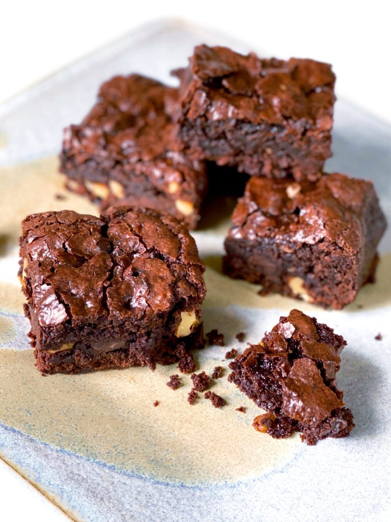 luscious fudgy brownies