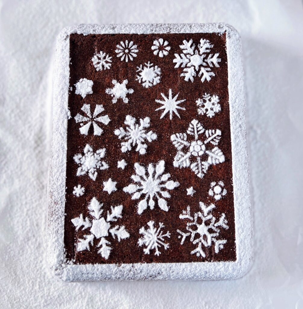 snowflake cake