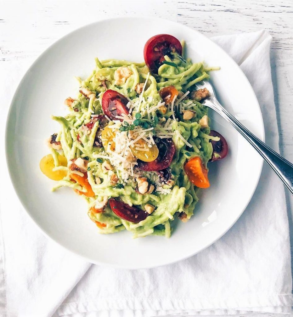 creamy vegan avocado sauce